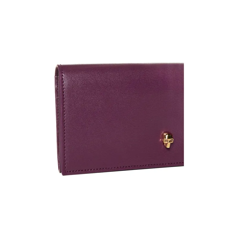 Alexander McQueen Calfskin Shoulder Bag Crossbody Bag Wallets Women's Fuchsia-3