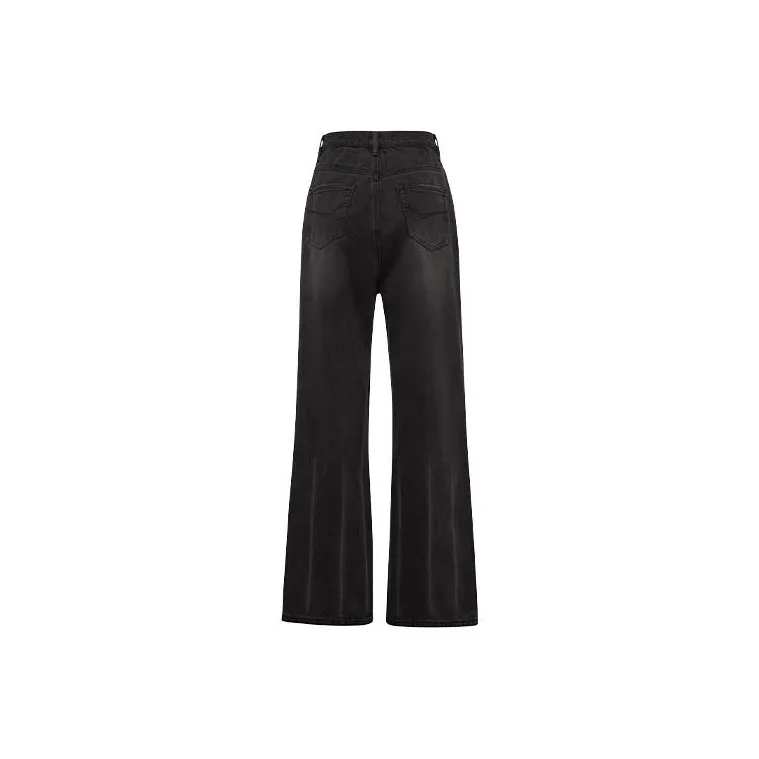 MEIYANG Jeans Women's Gray-1