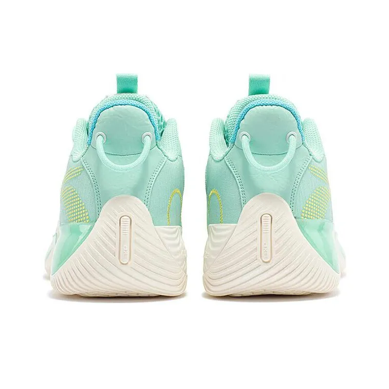 361° AG LVL UP 1 SE Mojito Slip Resistant Cushioning High Top Basketball Shoes Men's Green White-3