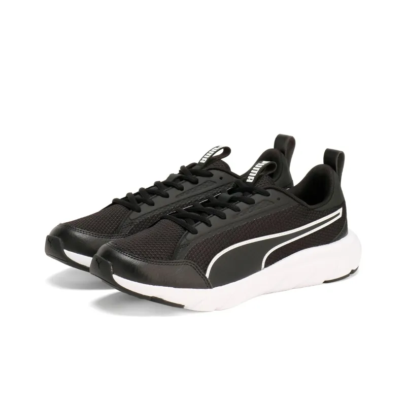 PUMA Softride Flex Lace Wide Running Shoes 'Black'-2
