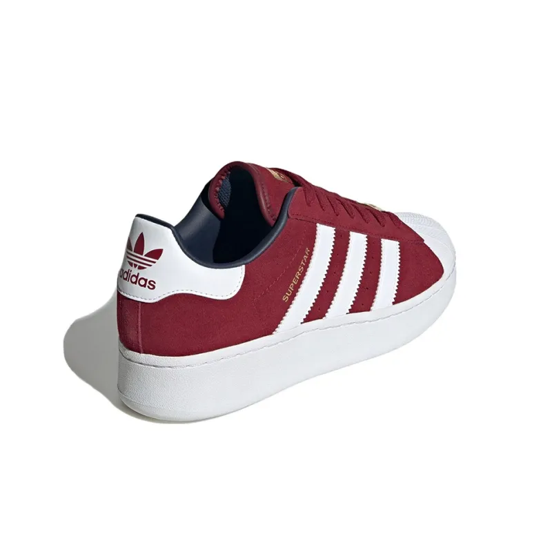 Adidas Superstar Xlg Collegiate Burgundy White-4