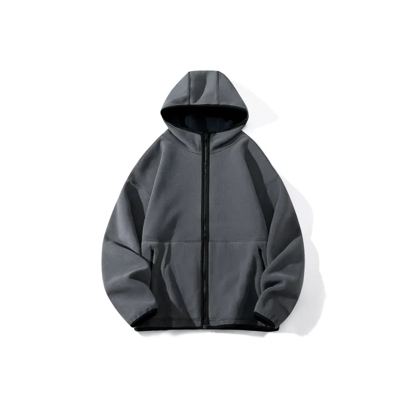 JIPIAO Sweatshirts Unisex Navy Blue Gray-2