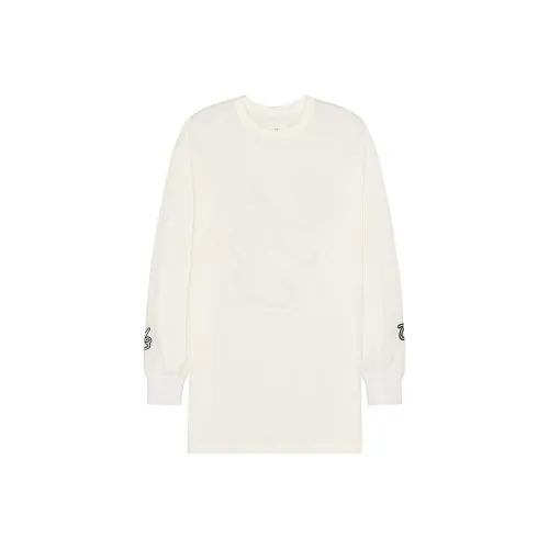 Y-3 GFX L/S Logo-flocked T-shirt