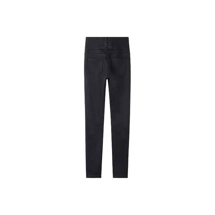 HIPPIEMISS Casual Pants Women's Black-1