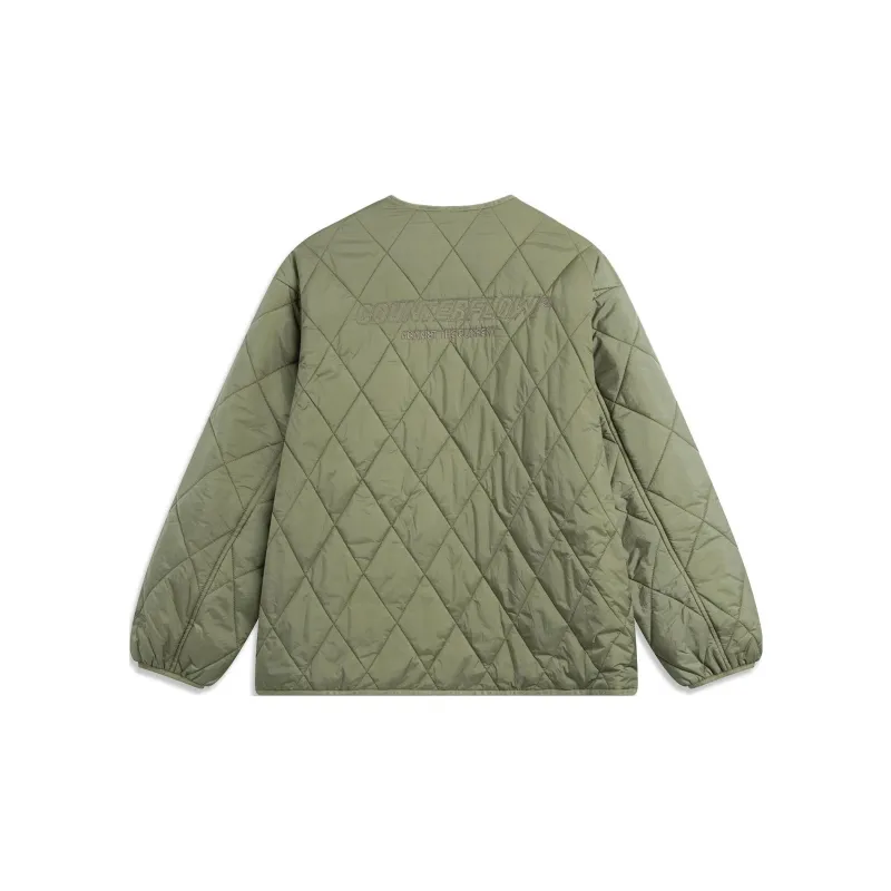LiNing Puffer Jacket Unisex Murky Olive Green-1