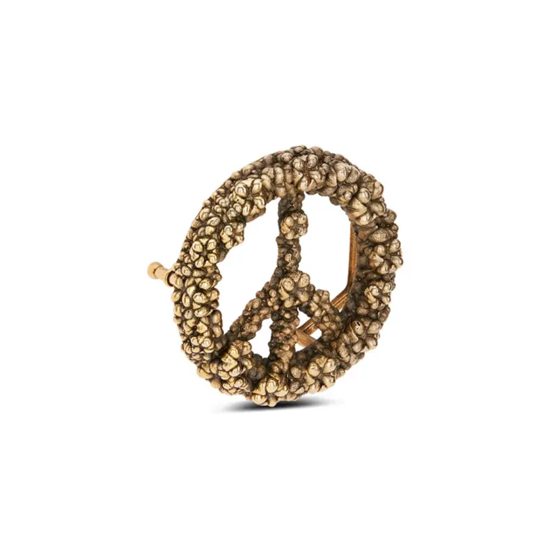 DIOR Peace Sign DIOR Tears Belt Buckle-2