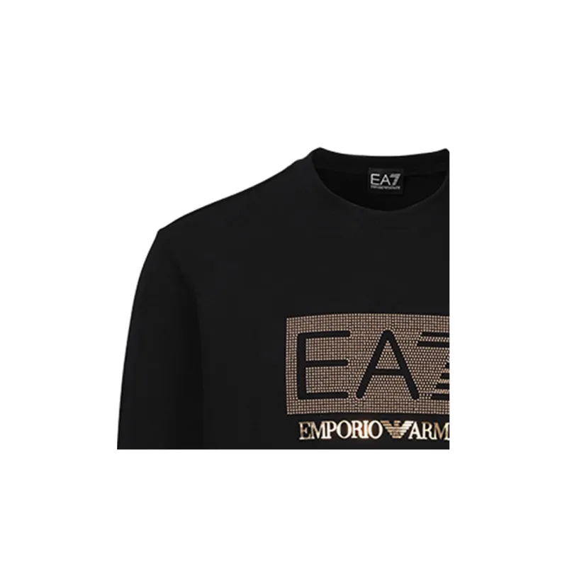 EMPORIO ARMANI EA7 Sweatshirts Men Black-3