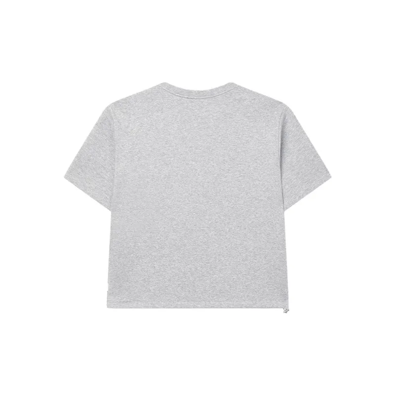 FILA MILANO Italian Luxury Sports Collection T Shirts Women's Snowflake Heather Gray-1