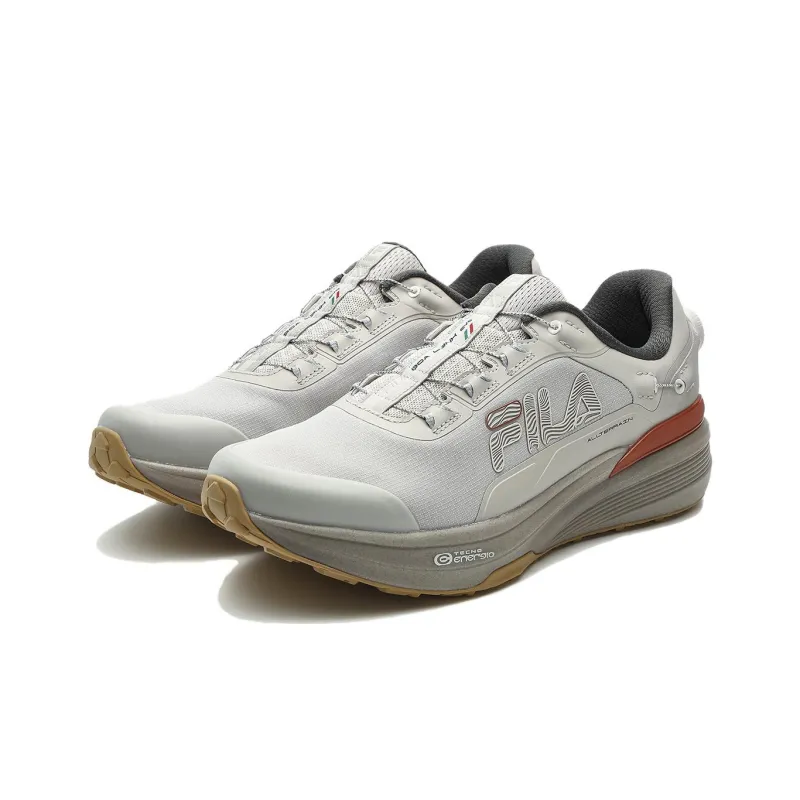 FILA BOA LYNX EVO Slip Resistant Low Top Casual Running Shoes Men's Silver Gray-2