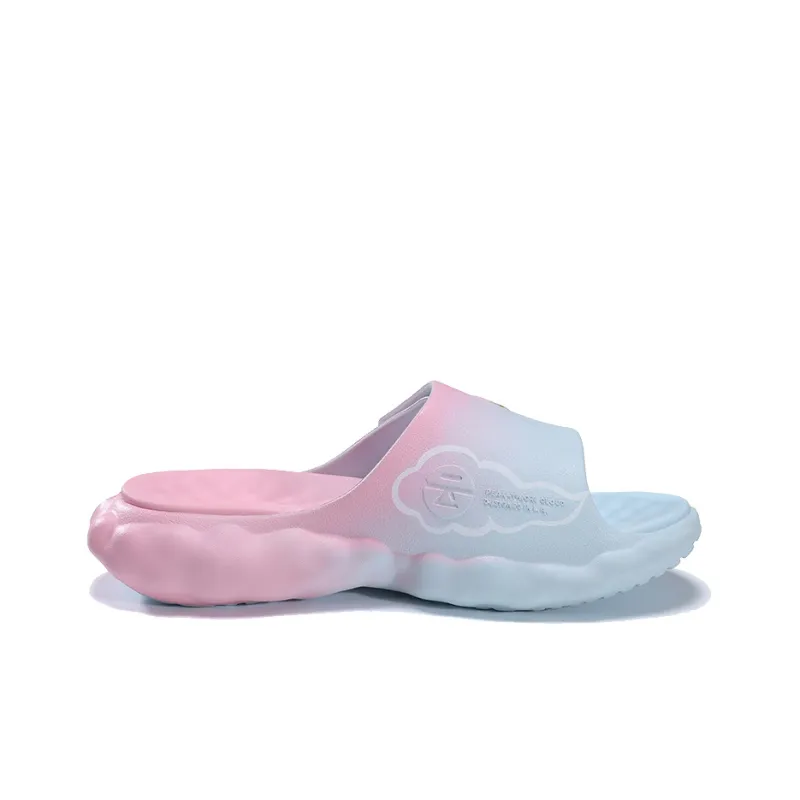QITIANDASHENG x PEAK Slide Slippers Men's Blue Pink-1