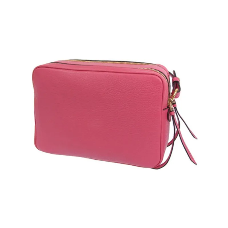 PRADA Leather Shoulder Bag, Crossbody Bag Regular Women's Pink-3