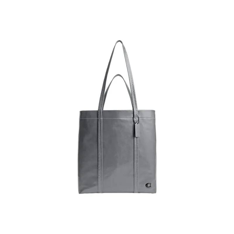 COACH Leather Tote Bag, Shopping Bag, Handbag, Shoulder Bag Tubas Men's Gray-0