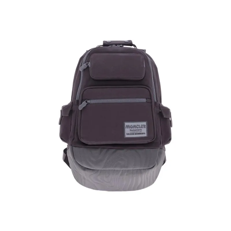 Moncler X Salehe Bembury Logo Patch Zip Up Backpack-0