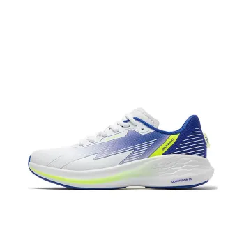 361° Flying Wing 2.0Pro Cushioning Anti-Slip And Wear-Resistant Low-Top Running Shoes Men's White Blue