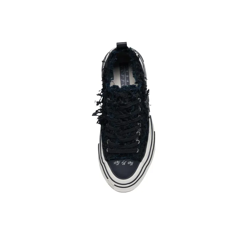 VESSEL Low Top Canvas Shoes Unisex Black-3