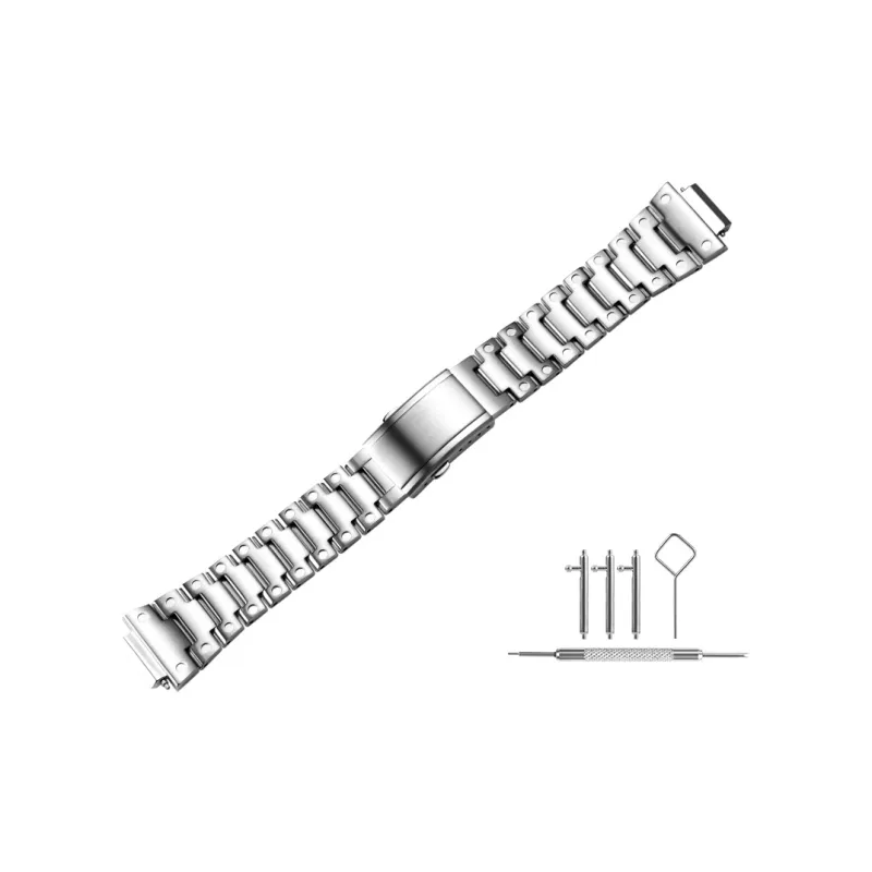 JERALAND Watch Bands Casio Compatibility 200mm Stainless Steel Material Unisex-0