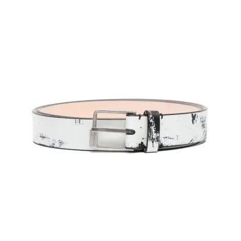 Maison Margiela Bianchetto Leather Belt