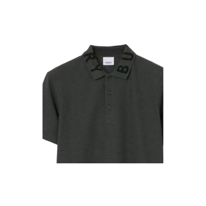 Burberry SS23 Polo Shirt Men's Dark Gray-1
