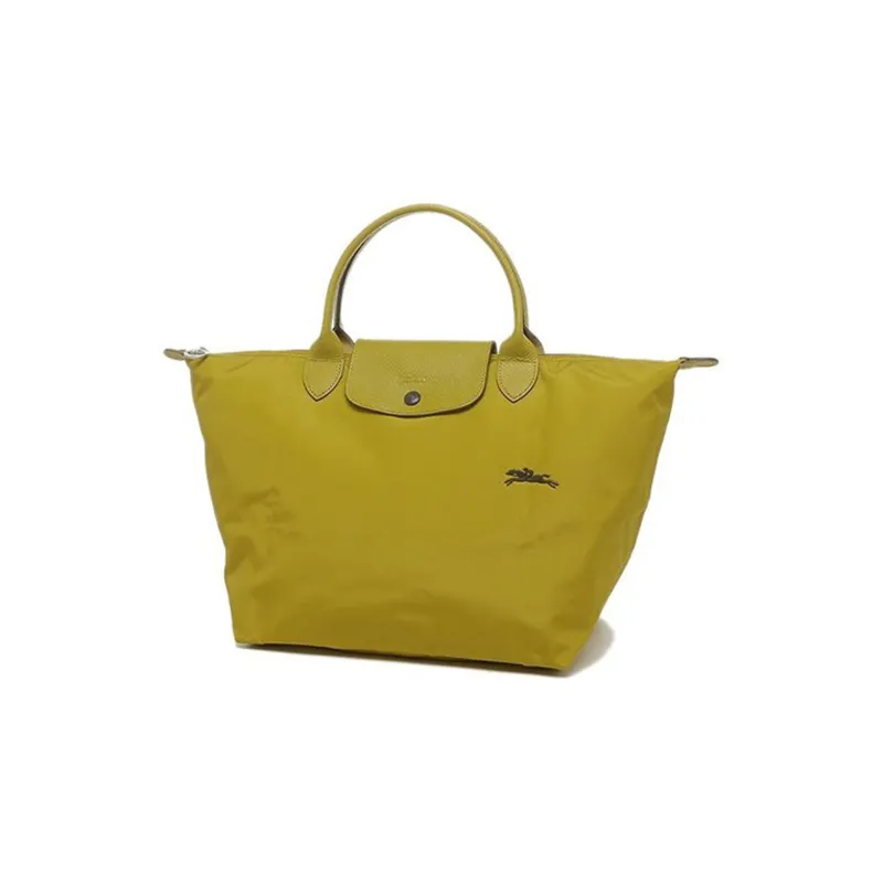 LONGCHAMP Le Pliage Club Nylon Dumpling Bag Handbags Large Size Women's Yellow-2