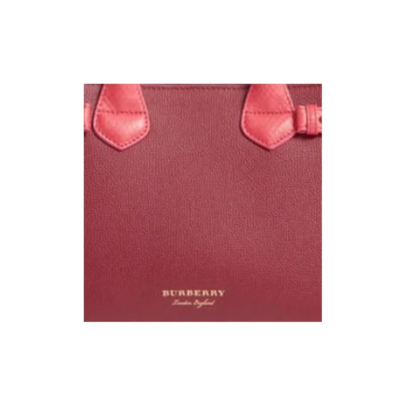 Burberry Calfskin Shoulder Bag Crossbody Bag Handbag Small Size Women's Berry Pink-4