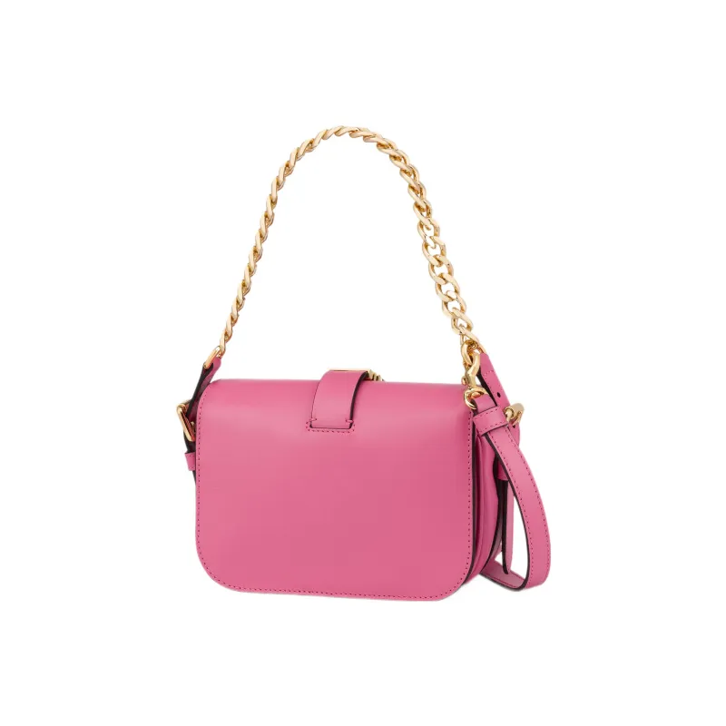MOSCHINO Calfskin Portable Crossbody Bag Shoulder Bag Women's Pink Purple-1