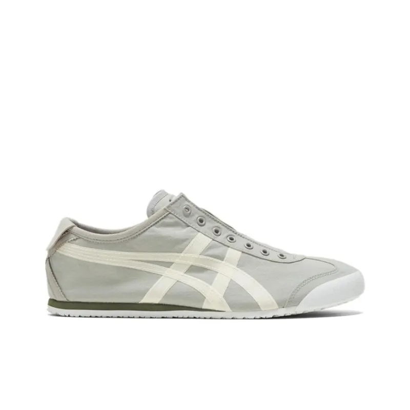 Asics Onitsuka Tiger Mexico 66 Slip On Oyster Grey White-1