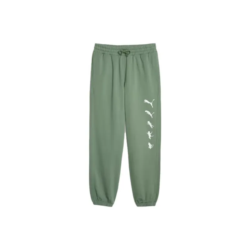 PUMA X RIPNDIP Co-branded Series Sports Pants Men Eucalyptus-1