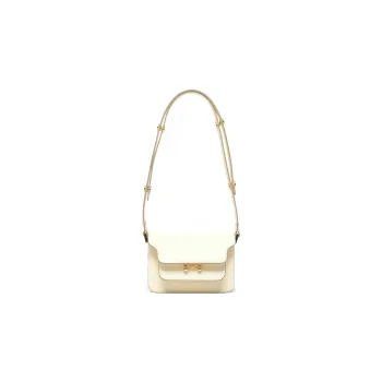 MARNI Trunk Calfskin Crossbody Bag, Shoulder Bag Kids' Light Beige