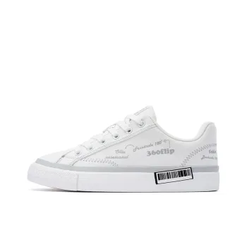 PONY Winner Slip-Resistant Cushioning Coverage Low-Top Skateboard Shoes Unisex Gray White