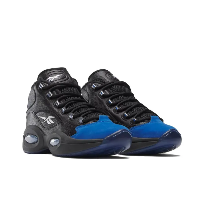Reebok Question Mid Black And Blue-1