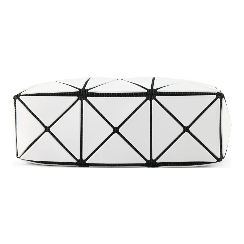 ISSEY MIYAKE Cuboid Artificial Leather Shoulder Bag Crossbody Bag Women's Light Gray-2