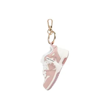 OFF-WHITE Leather Keychain Bag Accessory Women's Pink