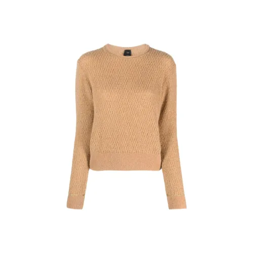 PINKO Waffle-effect Metallic-threading Jumper