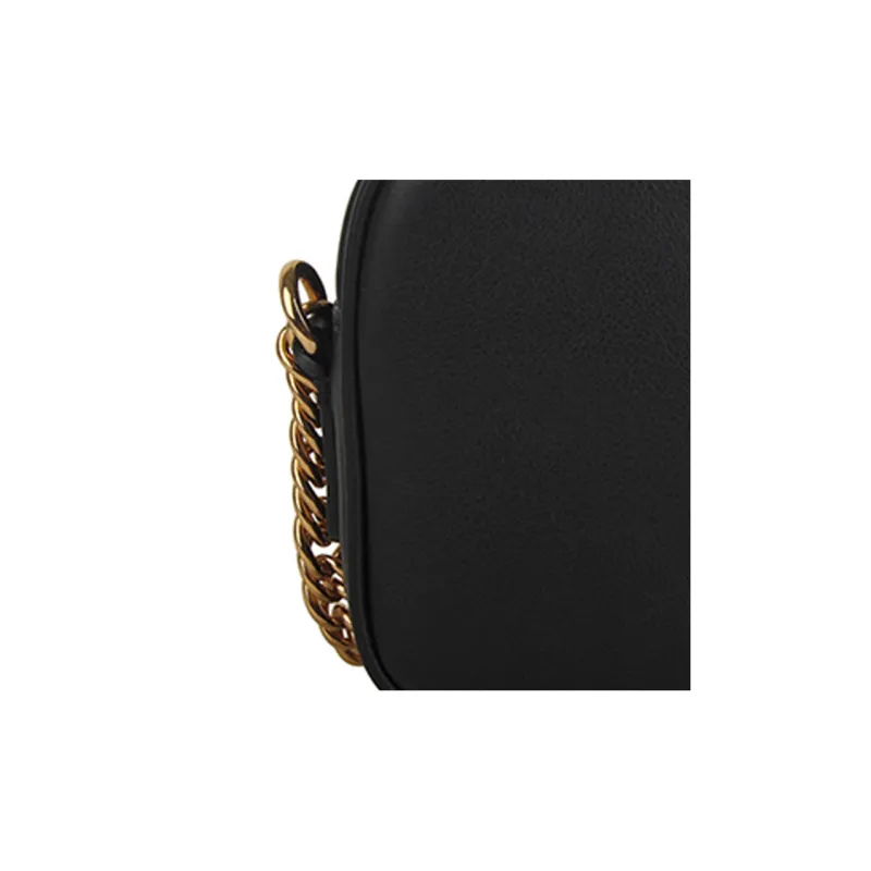 Burberry Calfskin Camera Bag Shoulder Bag Crossbody Bag Women's Black-4
