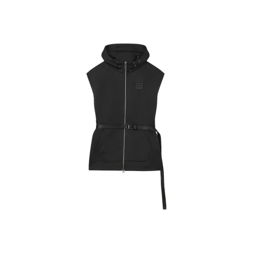 FILA MILANO Italian Luxury Sports Collection Vests Women's Jet Black