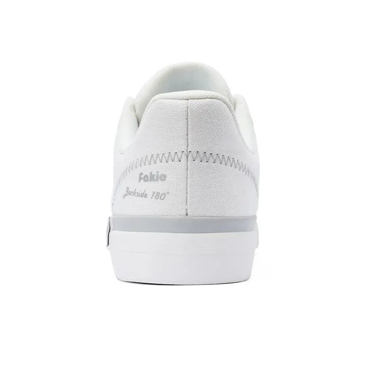 PONY Winner Slip Resistant Cushioning Coverage Low Top Skateboard Shoes Unisex Gray White-3