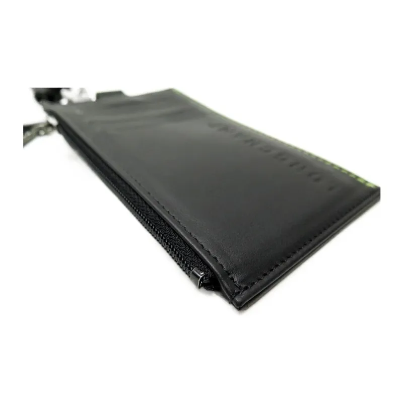 LONGCHAMP 3D Calfskin Coin Purse Regular Men's Black-3