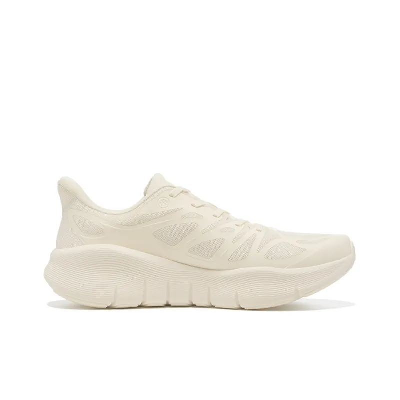BMAI Expeditionary Pure Light Mixed EVA Physical Foam Low Top Running Shoes Men's Sea Sand White-1