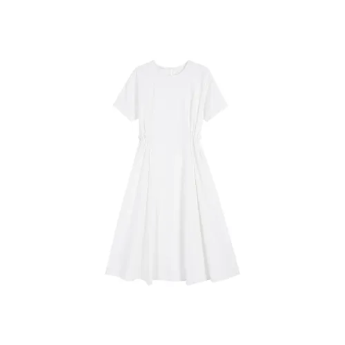 Miss Ha Ya Short-Sleeved Dresses Women's Gwen White