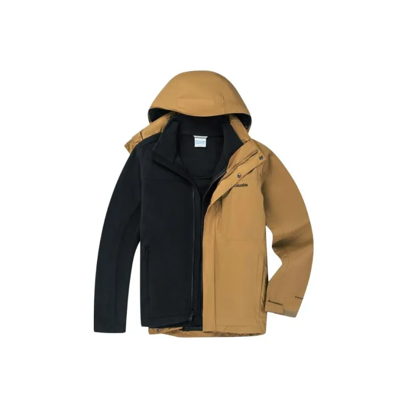 Columbia Waterproof, Windproof, And Breathable Windbreaker Jacket Men's Brown-2