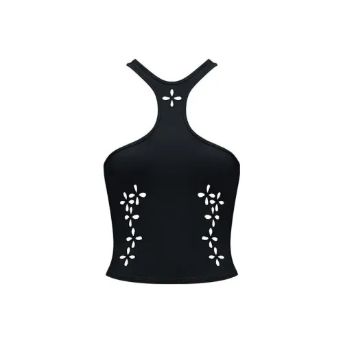 The Kript Tank Tops Women's Black