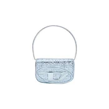 DIESEL Ff 1DR Metallic-effect Shoulder Bag