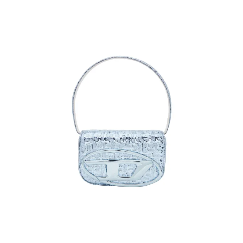 DIESEL Ff 1DR Metallic-effect Shoulder Bag-0