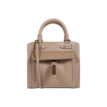 Fontana Milano 1915 Genuine Leather Shoulder Bag Crossbody Bag Handbag Women's Light Brown