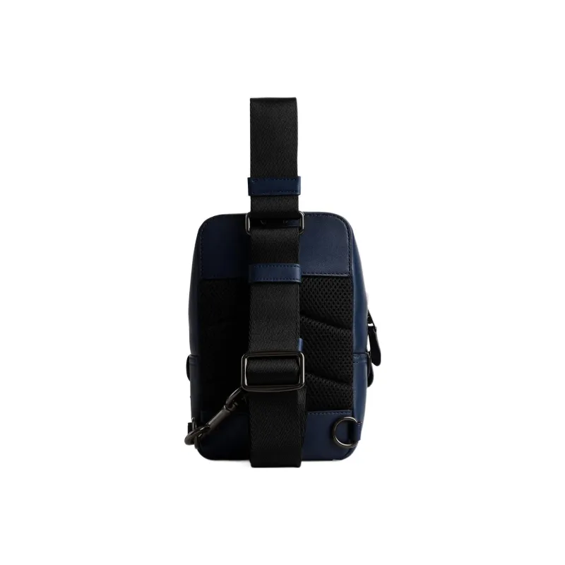 COACH Gotham Glove Tanning Sling Bag Fanny Pack Shoulder Bag Crossbody Bag Mini Men's Dark Blue-1