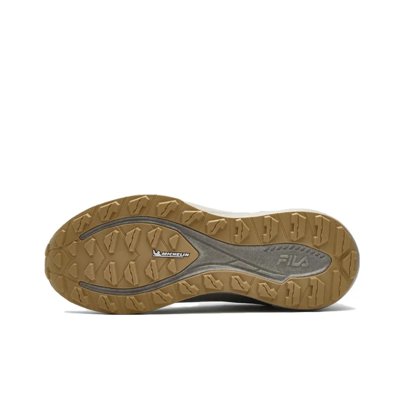 FILA BOA LYNX EVO Slip Resistant Low Top Casual Running Shoes Men's Silver Gray-5