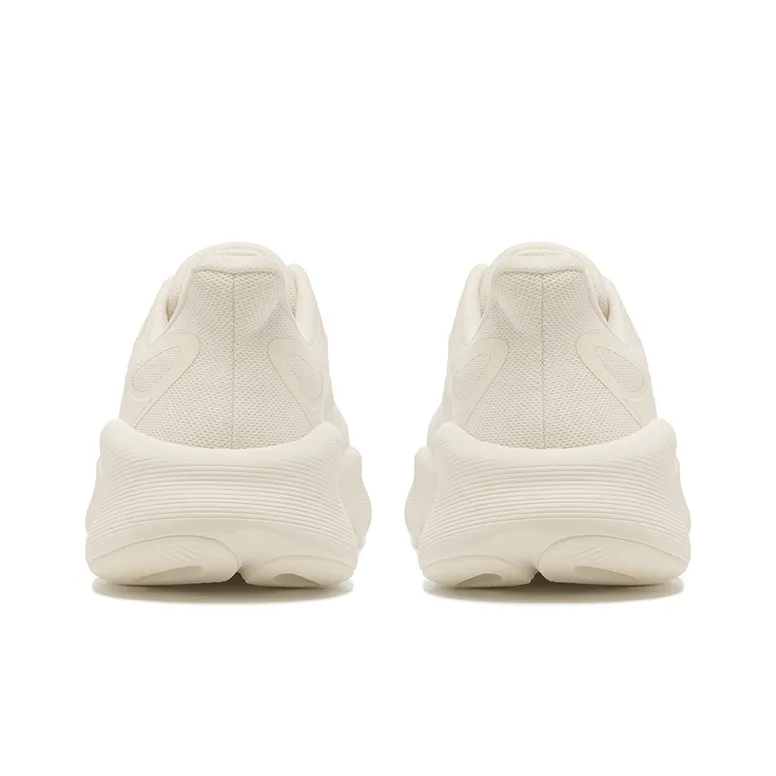 BMAI Expeditionary Pure Light Mixed EVA Physical Foam Low Top Running Shoes Women's Sea Sand White-4