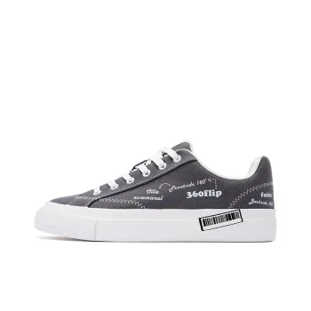 PONY Winner Wrapping Anti-Slip Shock-Absorbing And Wear-Resistant Low-Top Skateboard Shoes Unisex Gray
