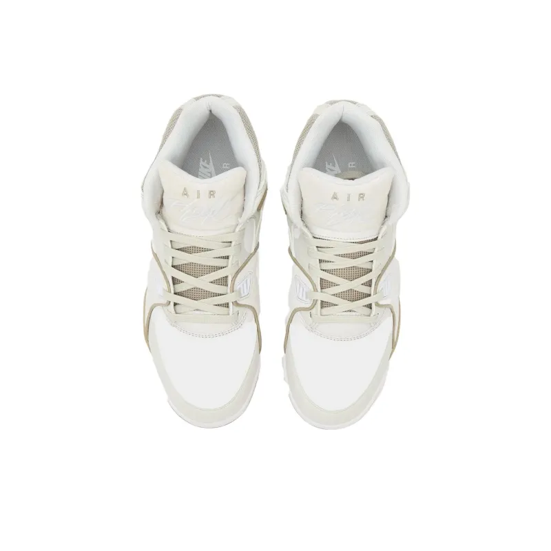 Nike Air Flight 89 Slip Resistant Mid Top Vintage Basketball Shoes Men's Beige-2
