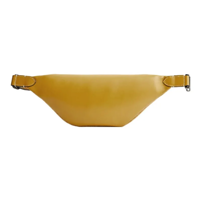 COACH Charter Jacquard With Calfskin Shoulder Bag, Crossbody Bag, Sling Bag, Fanny Pack Tubas Men's Yellow-2